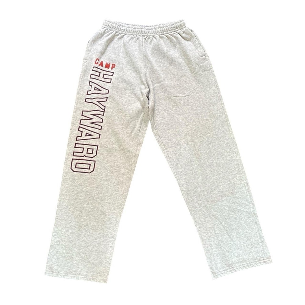 Gildan DryBlend Camp Hayward Gray Fleece Lined Graphic Sweatpants Mens Medium